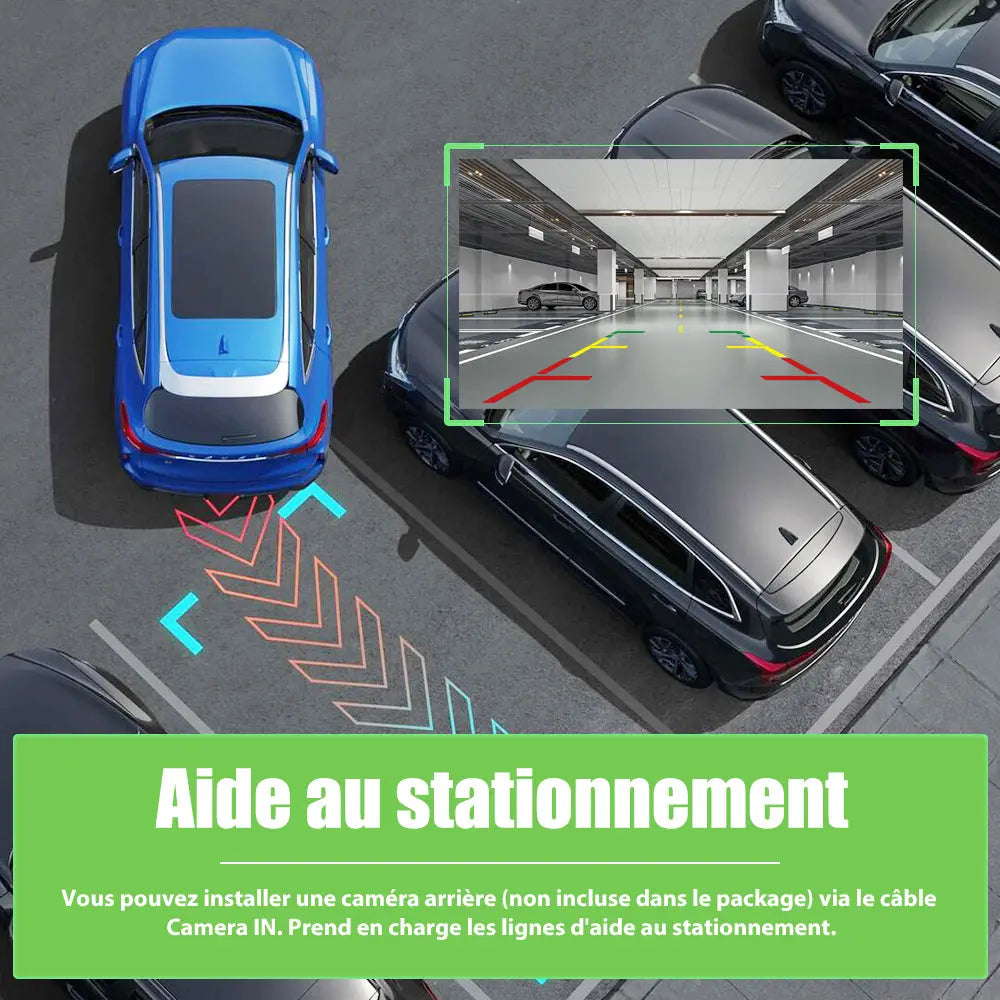 AWESAFE Autoradio 9 pouces Android 13 2+64 Go avec Bluetooth, GPS, FM/RDS,Android Auto & CarPlay sans fil - pour Alfa Romeo Mito 2008-2019 AWESAFE