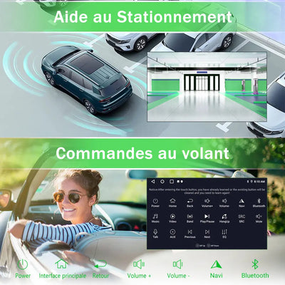 AWESAFE Autoradio 9 pouces Android 13 2+64 Go, Bluetooth/GPS/Android Auto et CarPlay sans fil pour Renault Master/Nissan NV400/Opel Movano 2 (2009-2021) AWESAFE
