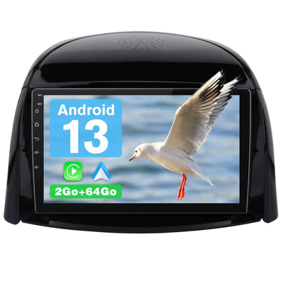 AWESAFE Autoradio 9 pouces Android 13 2+64 Go, Bluetooth, GPS, Android Auto et CarPlay sans fil pour Renault Koleos 2008-2016 AWESAFE