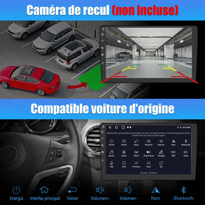 AWESAFE Autoradio 9 pouces Android 13 - 4G 4+64 Go avec Bluetooth/DSP/GPS - Android Auto & CarPlay sans fil - pour Hyundai Tucson 2  ix35（2011-2014） AWESAFE