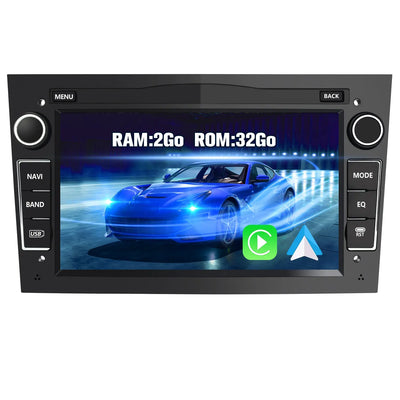 AWESAFE Autoradio Android 12 2 DIN 7" - GPS, CarPlay, DAB+, WiFi, Bluetooth, FM, MirrorLink - pour Opel Vivaro/Vectra/Combo/Corsa/Antara/Sigum/Zafira/Meriva/Astra AWESAFE