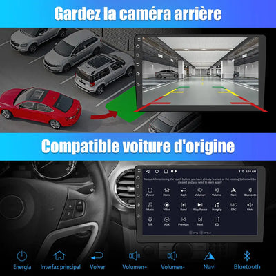 AWESAFE Autoradio Android 12 pour Citroen C4 C4L DS4 (2013-2017) [2G+32G] Carplay, Android Auto, GPS, WiFi, Bluetooth, FM,GPS - Compatible avec Commande au Volant d'origine AWESAFE
