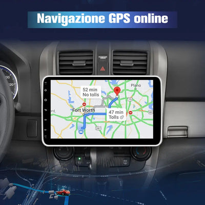 AWESAFE Autoradio Android 13 2+64GB con Schermo Orientabile 10,1 Pollici - Per Auto 1 DIN - FM/Controllo al Volante/DSP/Bluetooth con CarPlay e Android Auto AWESAFE