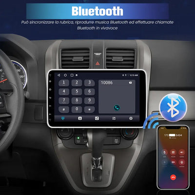 AWESAFE Autoradio Android 13 2+64GB con Schermo Orientabile 10,1 Pollici - Per Auto 1 DIN - FM/Controllo al Volante/DSP/Bluetooth con CarPlay e Android Auto AWESAFE