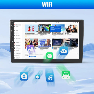 AWESAFE Autoradio Android 13 4+64GB con Touchscreen 9 Pollici - Per Nissan Qashqai 2006-2013 - con GPS/Bluetooth/DSP/SWC/CarPlay Wireless e Android Auto AWESAFE SHOP