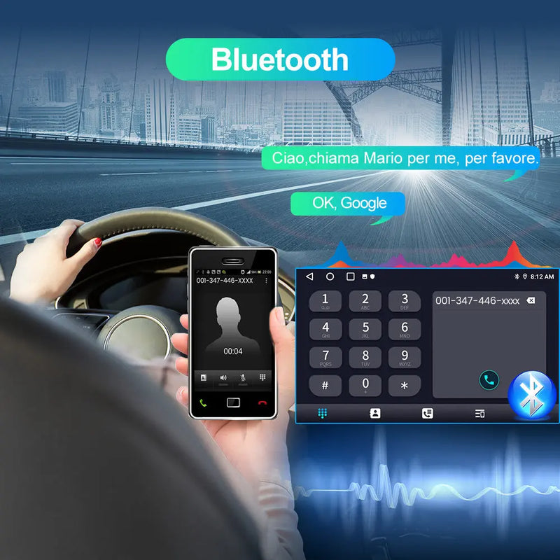 AWESAFE Autoradio Android 13 6+128GB con Schermo Touchscreen HD 9 Pollici - Per VW Golf 6 2008-2016 - GPS/Bluetooth/WiFi/4G con CarPlay e Android Auto AWESAFE