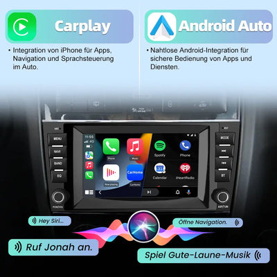 AWESAFE Autoradio Android 13 8 Zoll Touchscreen 2G+32G für Mercedes Benz C-Klasse W203 W209 CLK, Unterstützt Navigation Carplay Android Auto Bluetooth WiFi AWESAFE