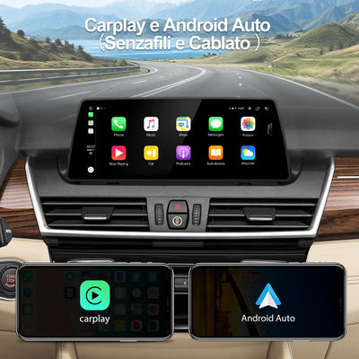 AWESAFE Autoradio Android 13 8+128GB con Schermo Touchscreen 10,25 Pollici - Per BMW F45 EVO 2018-2019 - FM/GPS/Bluetooth con CarPlay e Android Auto AWESAFE SHOP