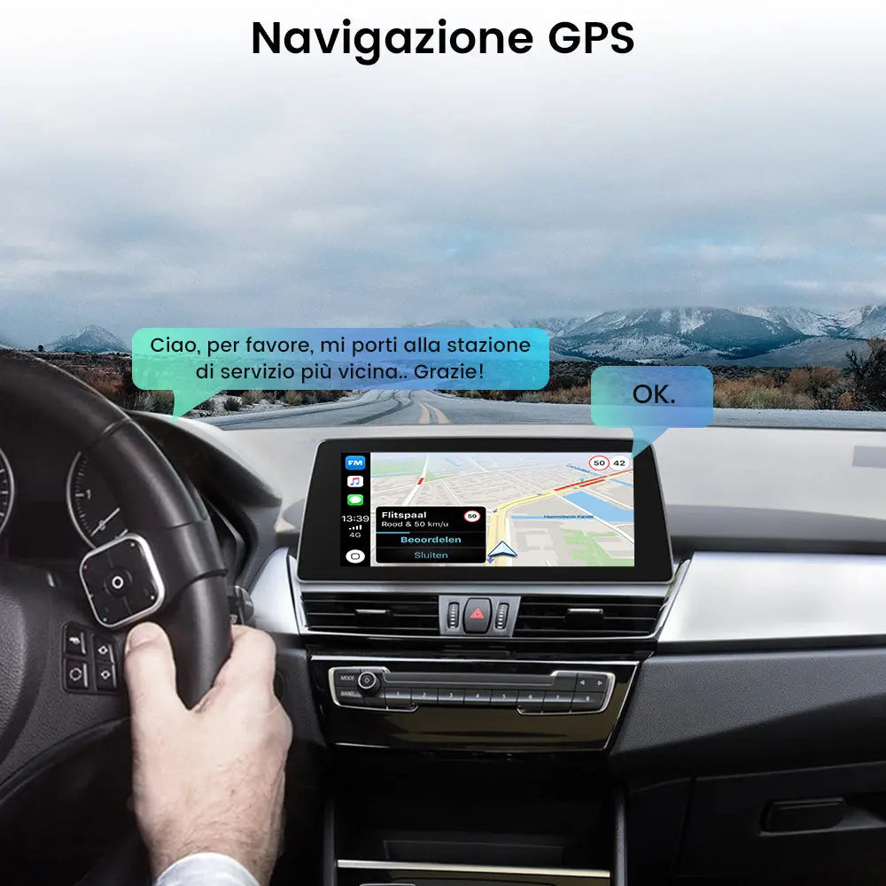 AWESAFE Autoradio Android 13 8+128GB con Schermo Touchscreen HD 10,25 Pollici 8 Core - Per BMW Serie 2 Active Tourer F45 2013-2016 - GPS/Bluetooth con CarPlay e Android Auto AWESAFE