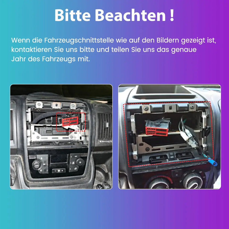 AWESAFE Autoradio Android 13 9 Zoll Touchscreen für Fiat Ducato (2006-2023)&Peugeot Boxer&Citroen Jumper (2007-2023), 2G+32G, Navigation Carplay Android Auto Bluetooth MirrorLink WiFi Unterstützung AWESAFE