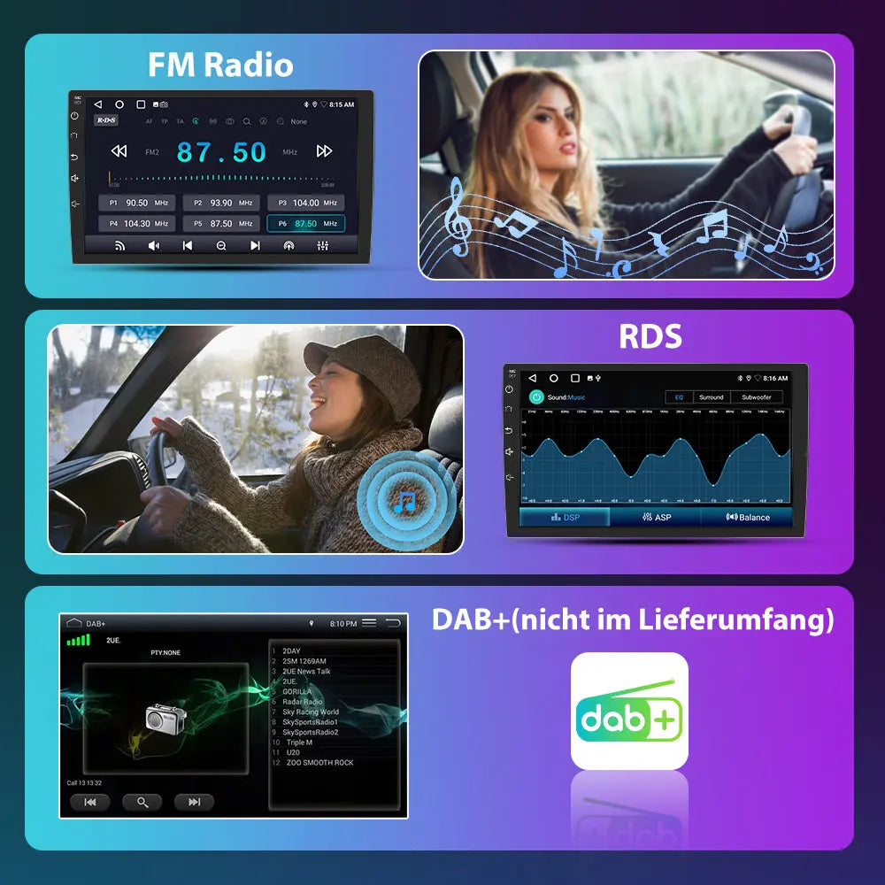 AWESAFE Autoradio Android 13 9 Zoll Touchscreen für Fiat Ducato (2006-2023)&Peugeot Boxer&Citroen Jumper (2007-2023), 2G+32G, Navigation Carplay Android Auto Bluetooth MirrorLink WiFi Unterstützung AWESAFE