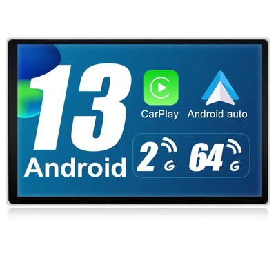 AWESAFE Autoradio Android 13 con Schermo Touchscreen 13,1 Pollici 1920x1200 - Per Fiat Ducato 2006-2023 e Peugeot Boxer/Citroen Jumper 2007-2023 - Bluetooth, FM, 4G, CarPlay Wireless e Android Auto - 2+64GB AWESAFE