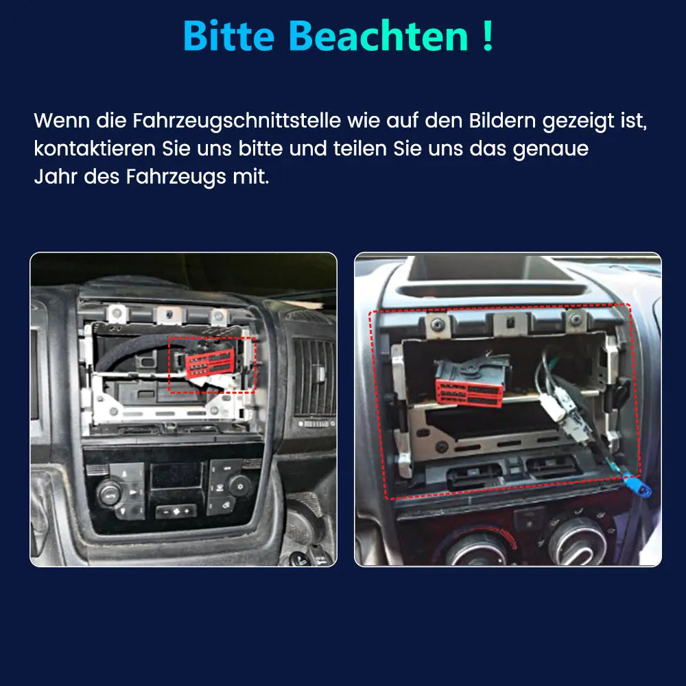 AWESAFE Autoradio Android 13 con Schermo Touchscreen 13,1 Pollici 1920x1200 - Per Fiat Ducato 2006-2023 e Peugeot Boxer/Citroen Jumper 2007-2023 - Bluetooth, FM, 4G, CarPlay Wireless e Android Auto - 2+64GB AWESAFE