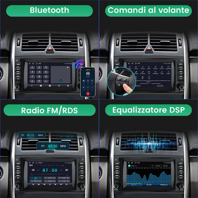 AWESAFE Autoradio Android 13 per Mercedes Benz Vito Viano/Sprinter W639 W245/Classe B/Classe A W169, Touchscreen da 7 pollici (2+32GB) con Carplay & Android Auto  Navigazione GPS Bluetooth WiFi FM RDS AWESAFE