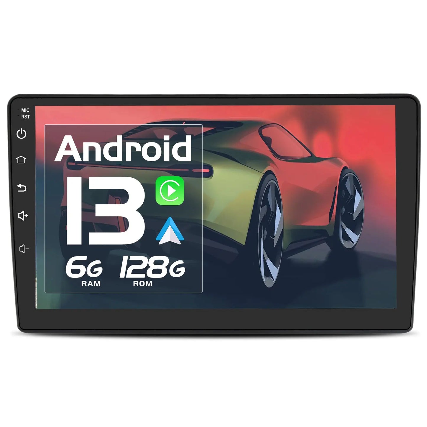 AWESAFE Autoradio Android 13 pour Citroen C2 C3 (2001-2010) [6Go+128Go] avec 4G Carplay Android Auto 9 Pouces Écran GPS BT WiFi USB DSP Commande au Volant AWESAFE