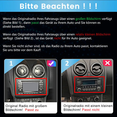 AWESAFE Autoradio Android 13 pour Nissan Qashqai J10 2006-2013【6Go+128Go】Autoradio 9 Pouces Écran Tactile avec GPS Carplay Intégré/Android Auto Bluetooth Wi-FI FM RDS,Support SWC/Aide au Parking-4G AWESAFE