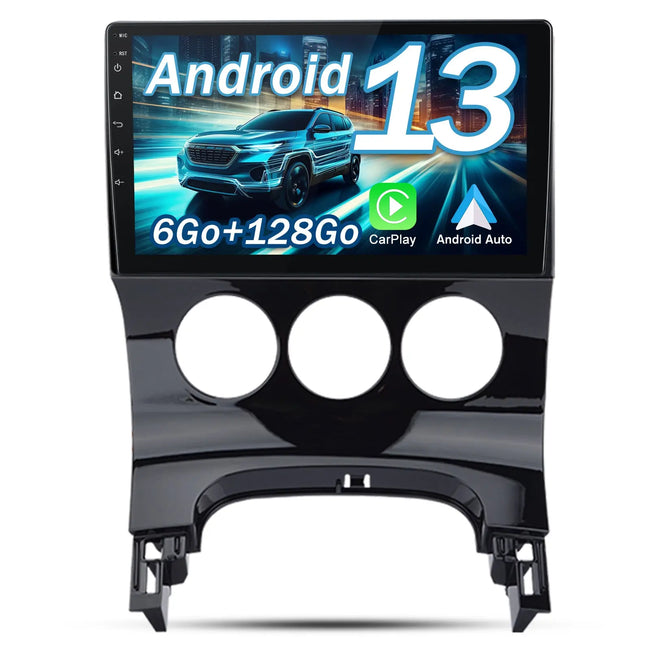 AWESAFE Autoradio Android 13 pour Peugeot 3008 (2009-2016) 6Go+128Go avec 9'' Écran Tactile Carplay Android Auto GPS WiFi AWESAFE