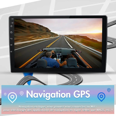 AWESAFE Autoradio Android 13 pour Peugeot 3008 (2009-2016) 6Go+128Go avec 9'' Écran Tactile Carplay Android Auto GPS WiFi AWESAFE