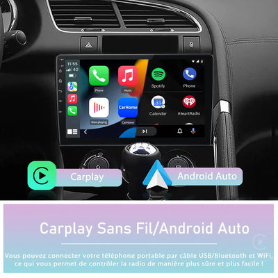 AWESAFE Autoradio Android 13 pour Peugeot 3008 (2009-2016) 6Go+128Go avec 9'' Écran Tactile Carplay Android Auto GPS WiFi AWESAFE