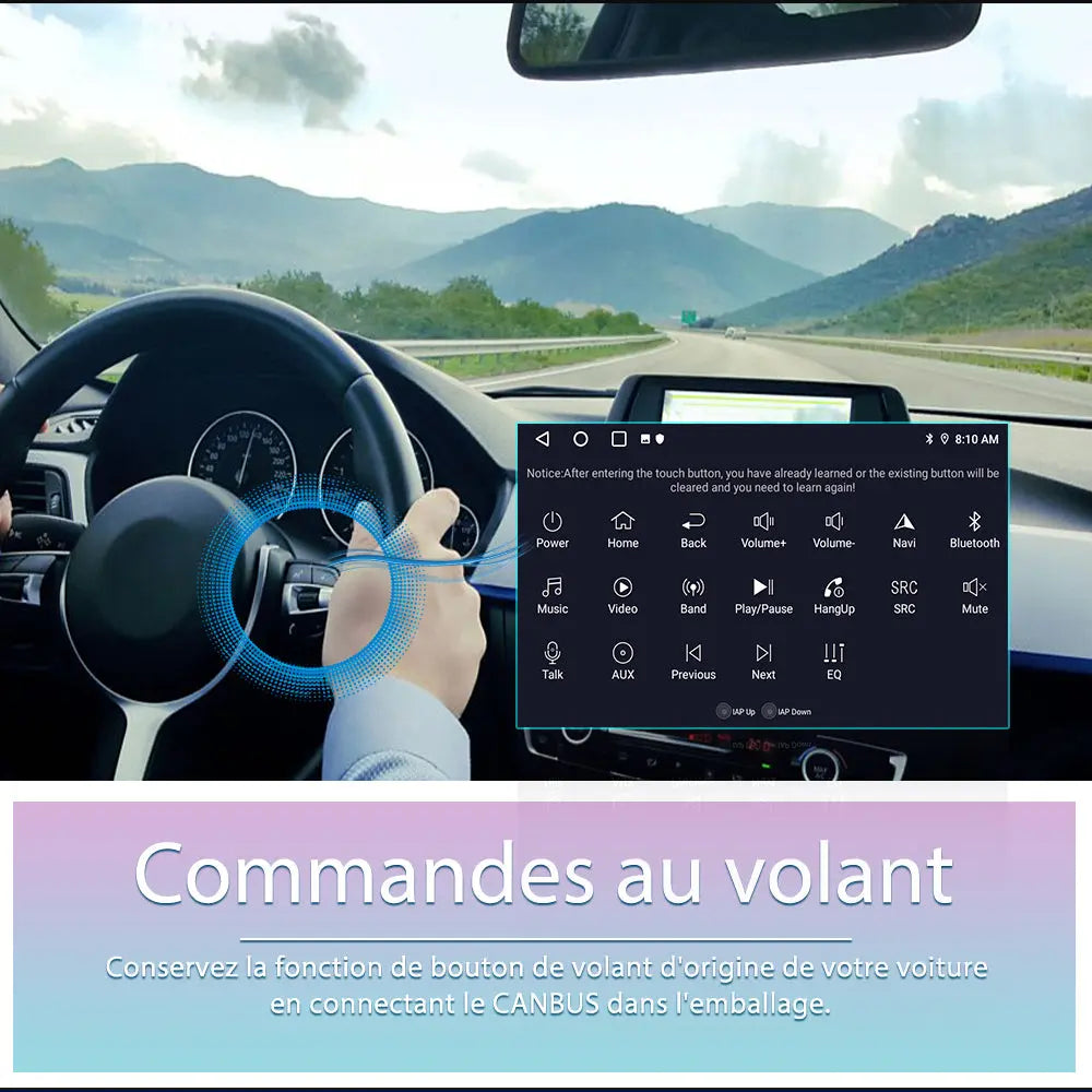 AWESAFE Autoradio Android 13 pour Peugeot 3008 (2009-2016) 6Go+128Go avec 9'' Écran Tactile Carplay Android Auto GPS WiFi AWESAFE