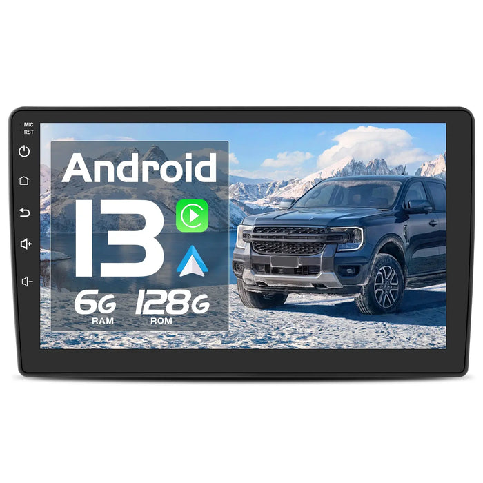 AWESAFE Autoradio Android 13 pour Peugeot 407(2004-2011)[6Go+128Go] avec 4G Carplay Android Auto 9 Pouces GPS WiFi DSP FM Commande au Volant/Bluetooth/Aide au Stationnement AWESAFE