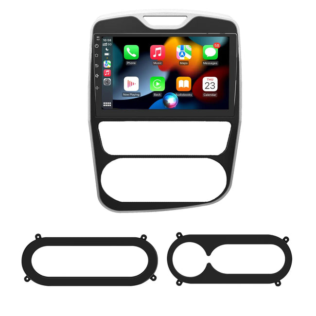 AWESAFE Autoradio Android 15 pour Renault Clio 4 2012-2019,10 Pouces Bluetooth DSP GPS Sans fil Carplay&Android auto Image inversée Commandes  au volant AWESAFE