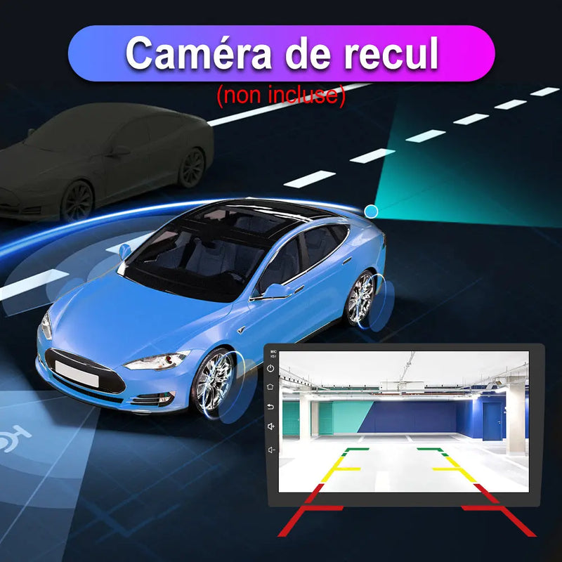 AWESAFE Autoradio Android 15 pour Renault Clio 4 2012-2019,10 Pouces Bluetooth DSP GPS Sans fil Carplay&Android auto Image inversée Commandes  au volant AWESAFE