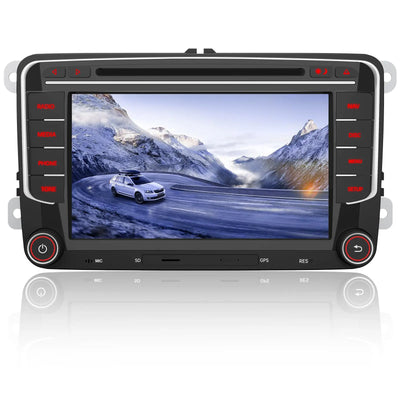 AWESAFE Autoradio Android - Écran Tactile Mise à Niveau Système avec CarPlay Sans Fil et Android Auto pour VW Golf, Seat, Skoda - Bluetooth/WiFi/GPS AWESAFE