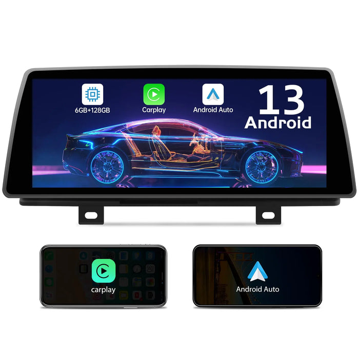 AWESAFE Autoradio Android per BMW F20 EVO (2017-2019) Sistema di aggiornamento radio touch screen con Wireless Carplay Android Auto, supporto Bluetooth WiFi Navigazione GPS AWESAFE