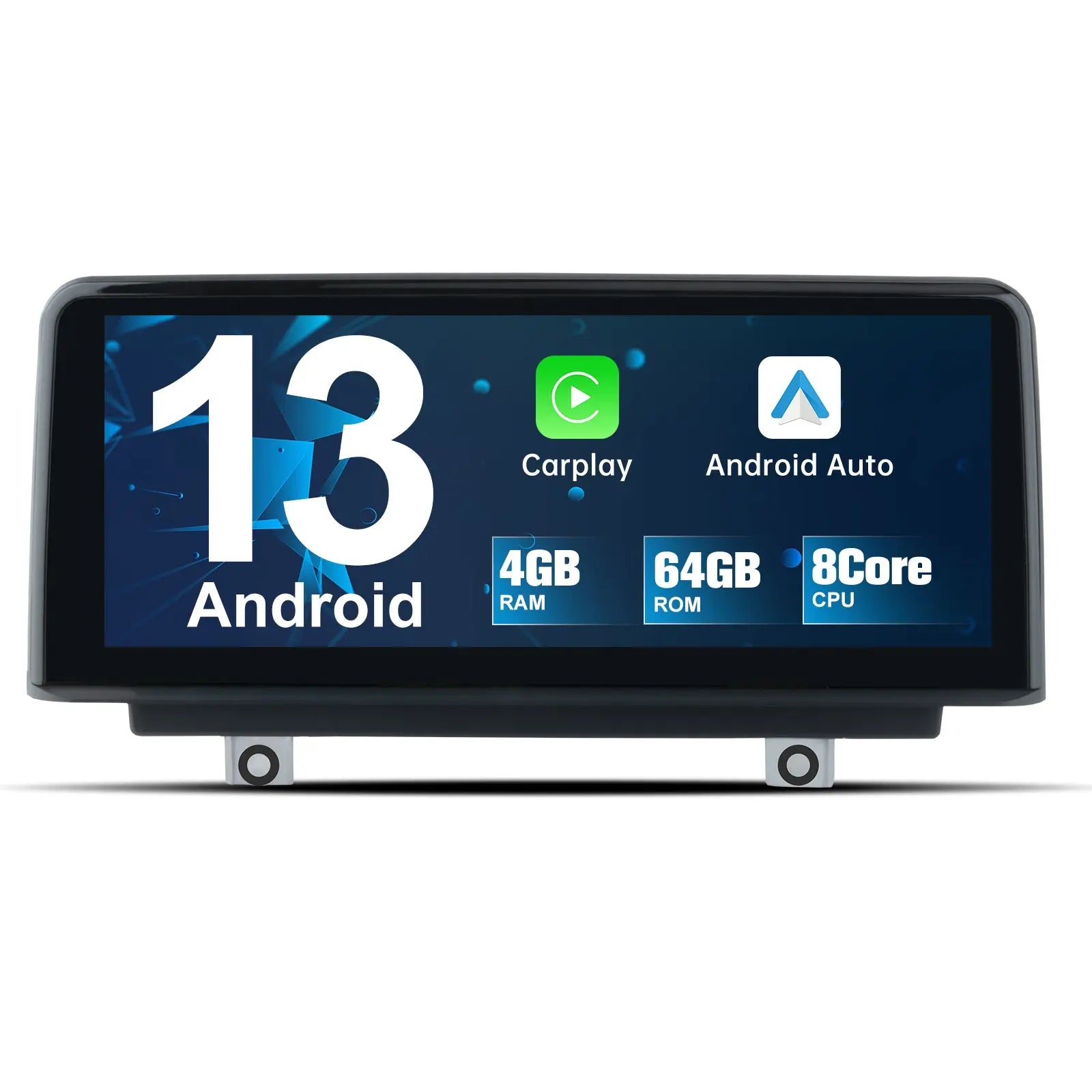 Autoradio Android 13 Pour BMW Série 1 F20 (2017-2019) - Écran 10,25" Trapézoïdal, 4Go+64Go, CarPlay Sans Fil, 4G