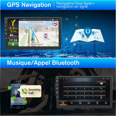 AWESAFE Autoradio Carplay pour Peugeot 308/408(2007-2013) 9 Pouces,Android 12 [2Go+32Go] avec GPS Android Auto WiFi DSP FM Commande au Volant/Bluetooth/Aide au Stationnement-Gris AWESAFE