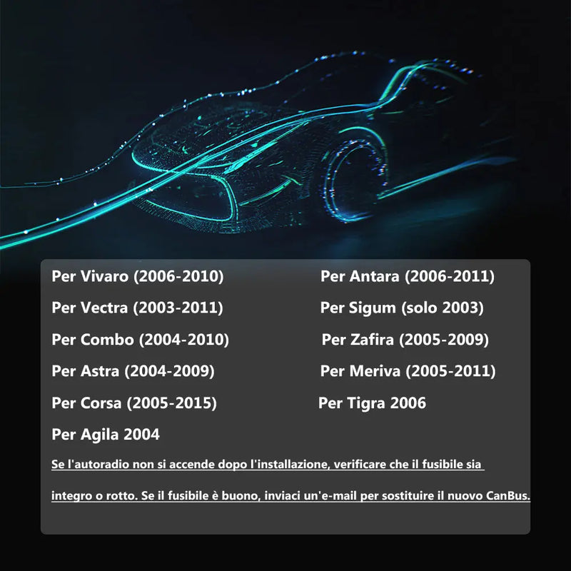 AWESAFE Autoradio con Schermo Touchscreen 7 Pollici - Per Opel Vivaro/Zafira/Antara/Astra/Vectra/Corsa/Signum/Meriva/Combo/Tigra - RDS/Bluetooth/FM AWESAFE