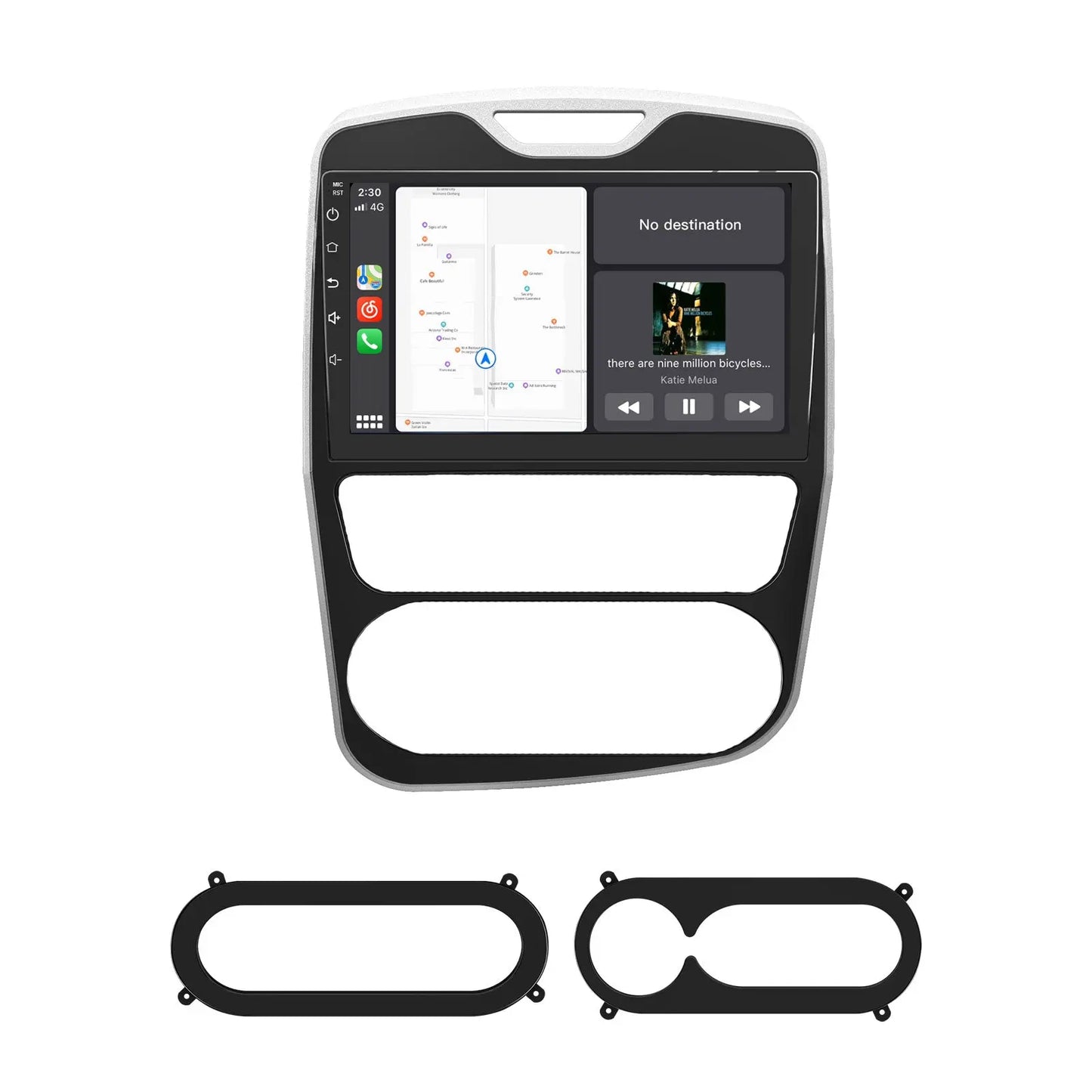 AWESAFE Autoradio pour Renault Clio 4 2017-2019 10,1 Pouces écran Tactile HD Android 12 Support Carplay et Android Auto Mirror Link Commande au Volant WiFi Bluetooth GPS FM RDS AWESAFE