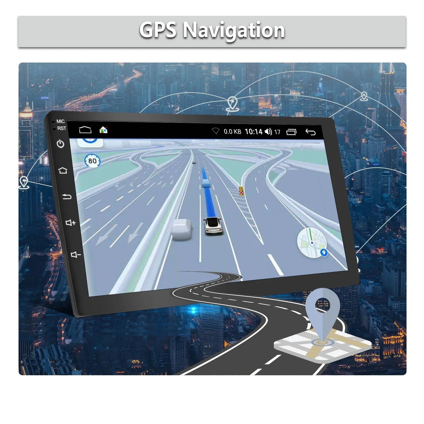 AWESAFE Autoradio pour Renault Clio 4 2017-2019 10,1 Pouces écran Tactile HD Android 12 Support Carplay et Android Auto Mirror Link Commande au Volant WiFi Bluetooth GPS FM RDS AWESAFE