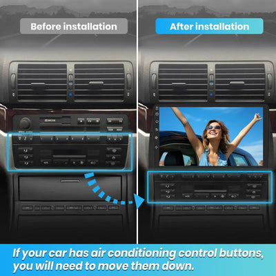 AWESAFE BMW E46 Rover75 MGZT (1998-2006) Android 15 Car Radio · Wireless CarPlay · DSP Bluetooth AWESAFE