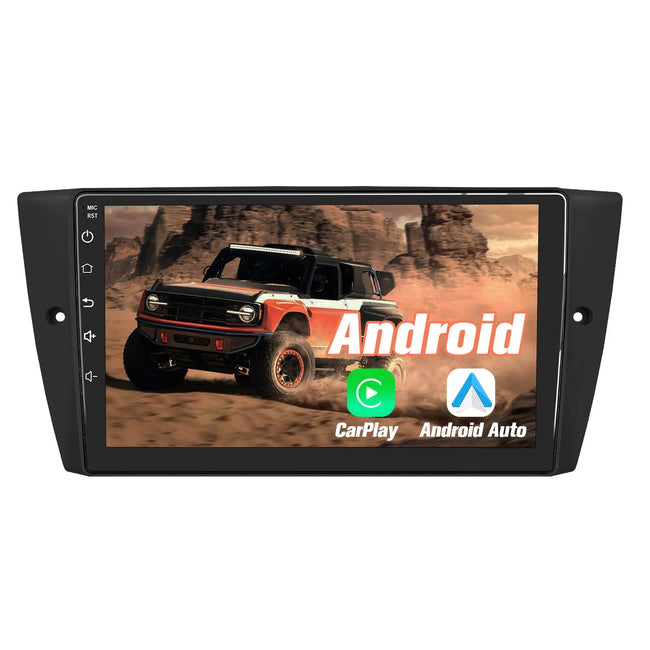 AWESAFE BMW Series 3 E90/E91/E92/E93 2005Android 15 9" Car Radio · Wireless CarPlay · Android Auto AWESAFE