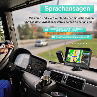 AWESAFE Bluetooth Navigationsgeräte mit 9 Zoll Touchscreen, GPS Navigation für LKW PKW KFZ, 2023 Europa Karten AWESAFE