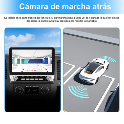 AWESAFE Cámara de visión trasera HD para sistema de audio del coche – Cámara de visión trasera resistente al agua AWESAFE