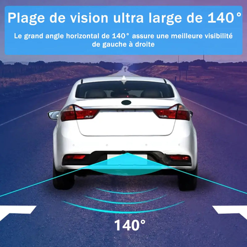 AWESAFE Caméra de recul HD pour autoradio – Caméra de recul étanche AWESAFE