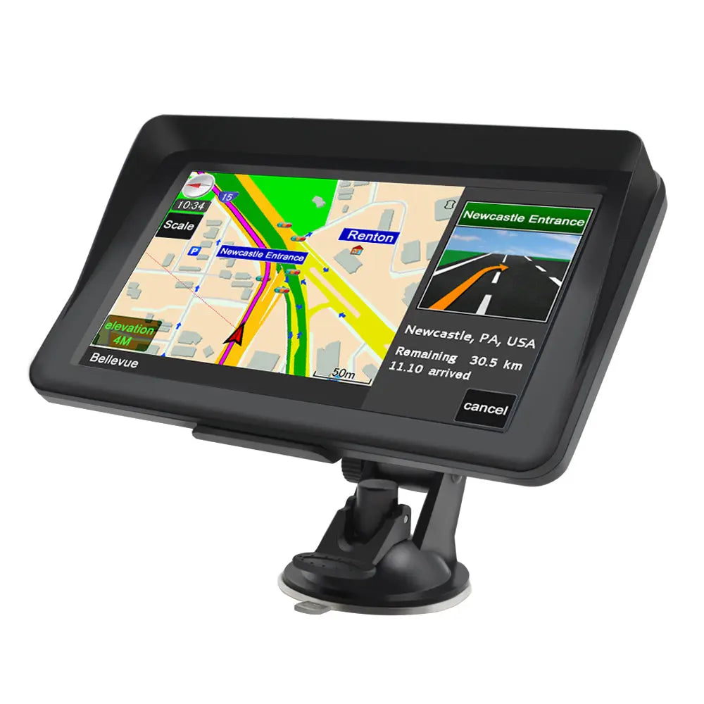AWESAFE Car GPS 7 Inch Touch Screen FM Radio European Maps Free Annual Updates AWESAFE