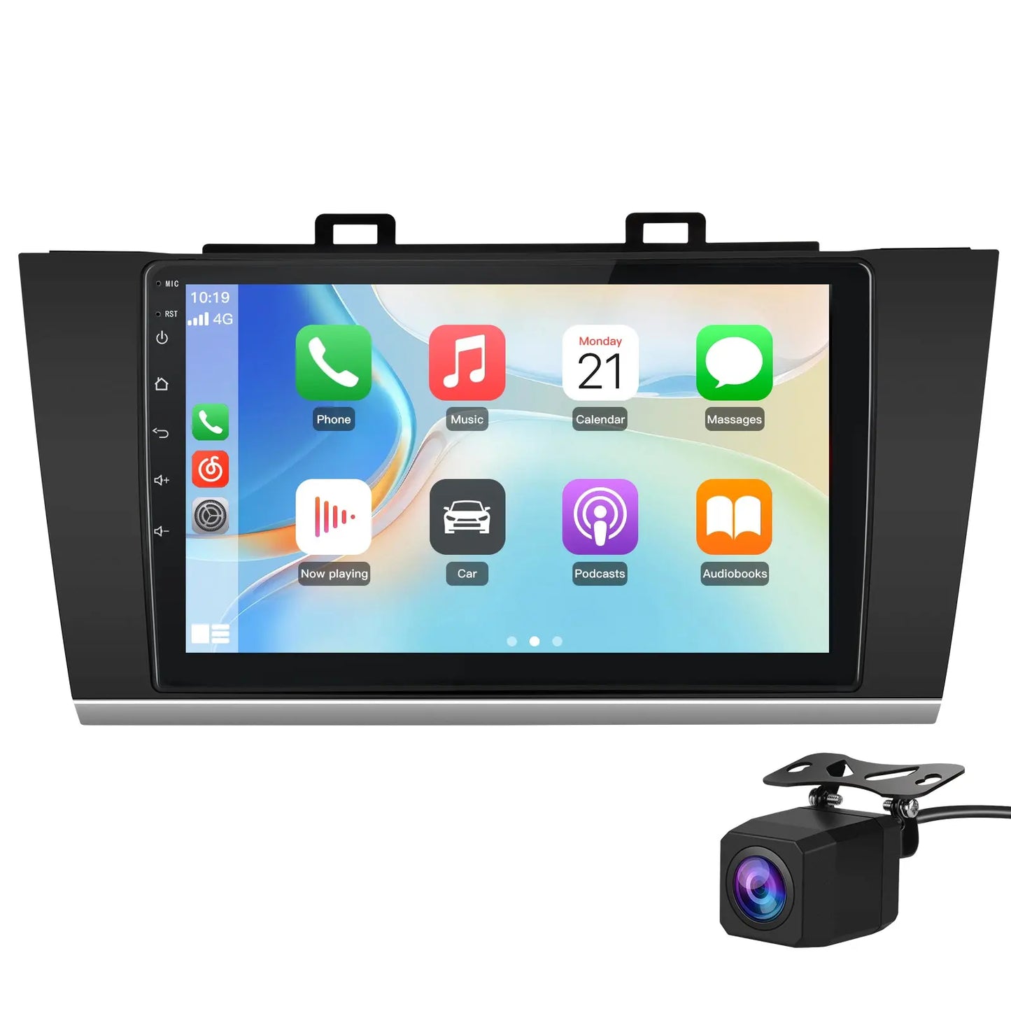 AWESAFE Car Radio For Jeep Compass 2018-2020,9 Inch Touchscreen Wireless CarPlay Android Auto AWESAFE