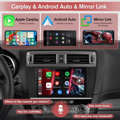 AWESAFE Car Radio For Jeep Compass 2018-2020,9 Inch Touchscreen Wireless CarPlay Android Auto AWESAFE