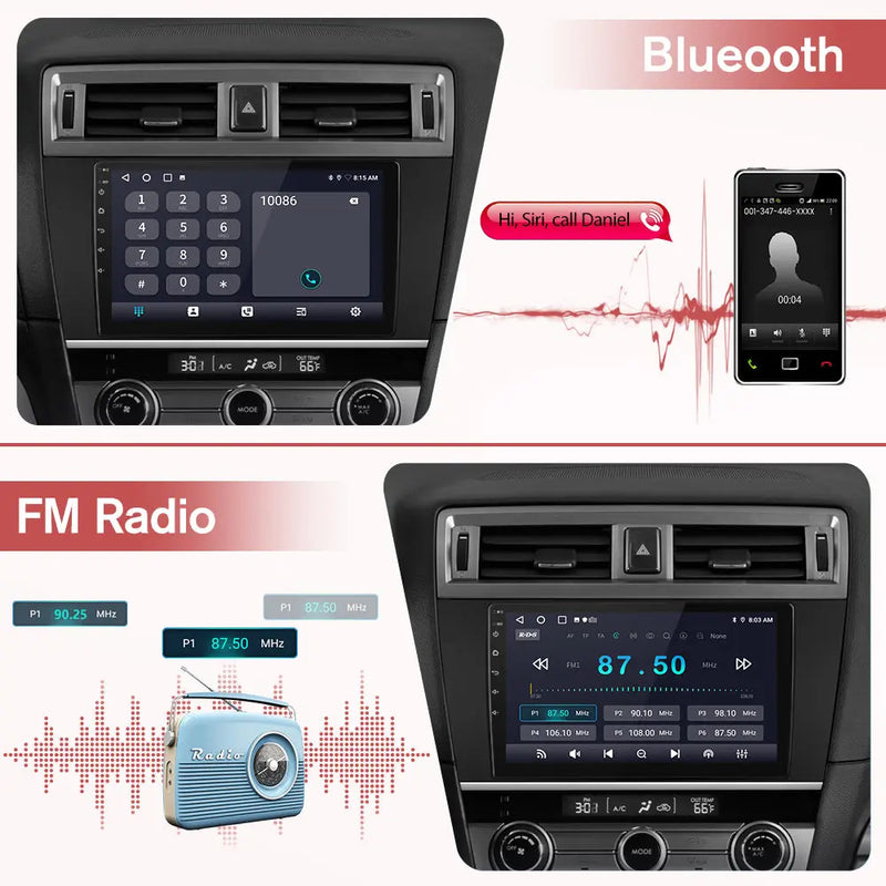 AWESAFE Car Radio For Jeep Compass 2018-2020,9 Inch Touchscreen Wireless CarPlay Android Auto AWESAFE