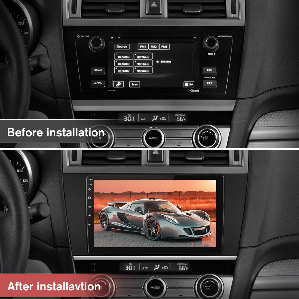 AWESAFE Car Radio For Jeep Compass 2018-2020,9 Inch Touchscreen Wireless CarPlay Android Auto AWESAFE