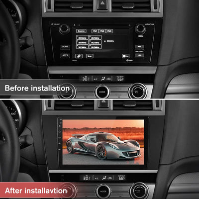 AWESAFE Car Radio For Jeep Compass 2018-2020,9 Inch Touchscreen Wireless CarPlay Android Auto AWESAFE