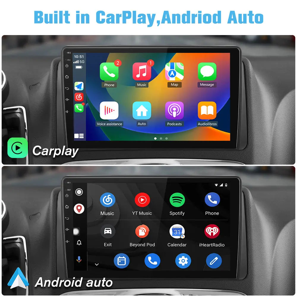 AWESAFE Car Radio Stereo 4GB+64GB Android 13 for Dodge Grand Caravan 2008-2020 Chrysler Town & Country 2011-2016 with CarPlay Android Auto AWESAFE