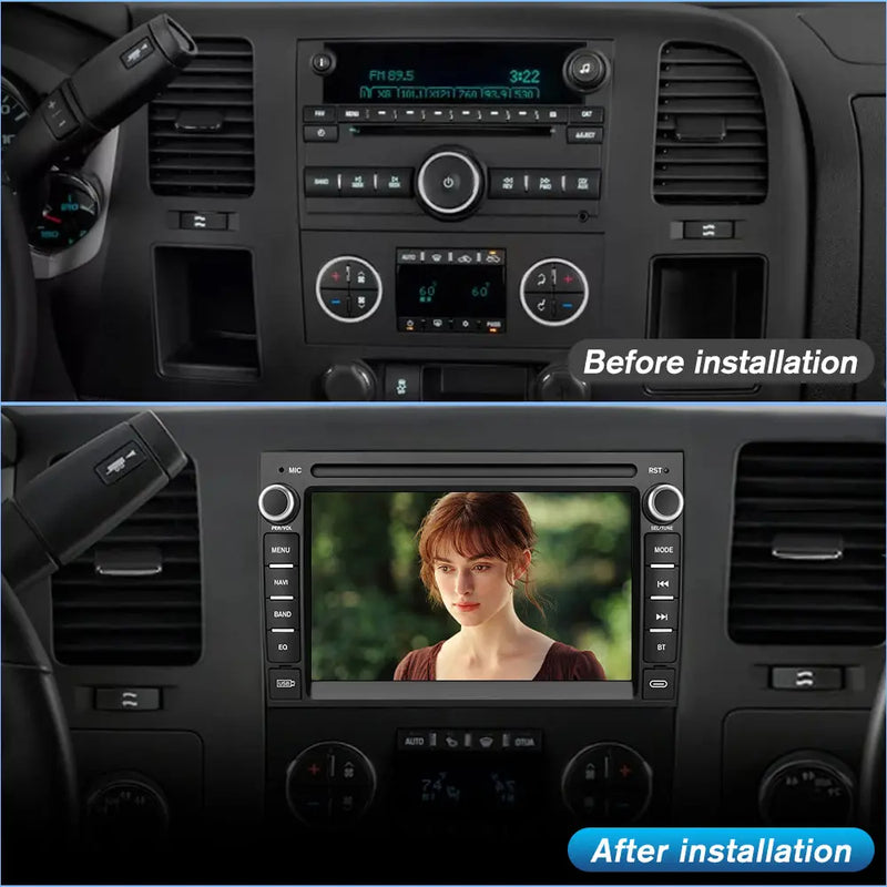 AWESAFE Car Radio Stereo 7 Inch for Chevrolet Silverado Tahoe GMC Sierra Yukon Inch Touch Screen 2022 AWESAFE