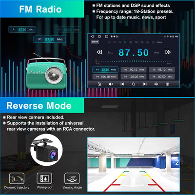 AWESAFE Car Radio Stereo 7 Inch for Chevrolet Silverado Tahoe GMC Sierra Yukon Inch Touch Screen 2022 AWESAFE