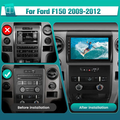 AWESAFE Car Radio Stereo for Ford F150 F-150 2009 2010 2011 2012, 9 inch Touch Screen Android 12 Head Unit 2G+32G with Carplay/Android Auto AWESAFE