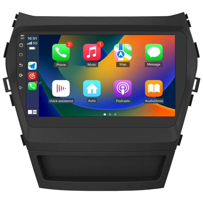 AWESAFE Car Radio Stereo for Hyundai Santa Fe 2013-2017,With Wireless Carplay & Android Auto AWESAFE